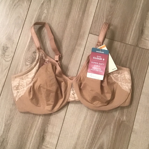 New Olga Smooth Lace Bra - 36DD (36E) - Picture 1 of 7
